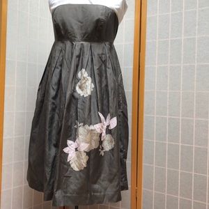 Strapless silk dress NWT size 2